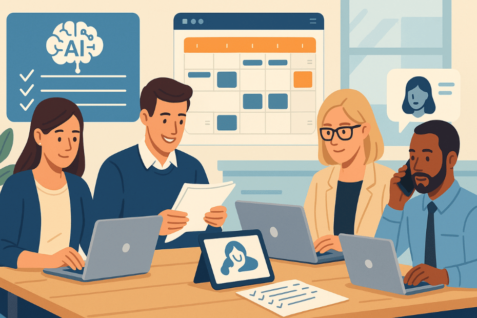 Educators using AI tools for admin tasks in education
